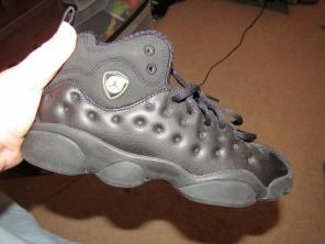 Black Jordan 13's