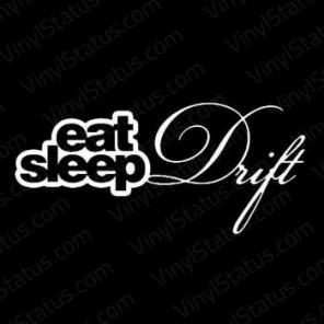 EAT SLEEP DRAFT DECAL!