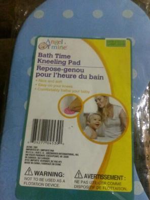 Bath Time Kneeling Pad