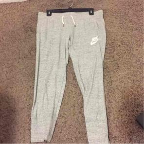 Comfy Gray Nike Capris