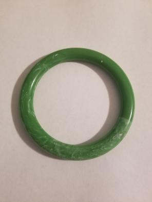 Vintage Apple Green Bakelite Bracelet