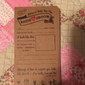 Wedding Guest Cards