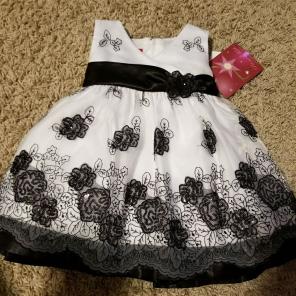 Princess Faith dress 12 months NWT