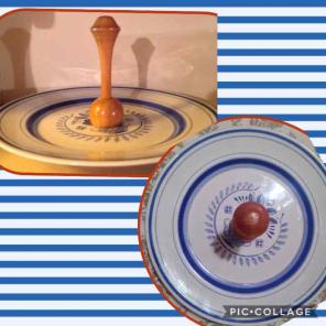 Vintage Berchina Serving Plate Handle
