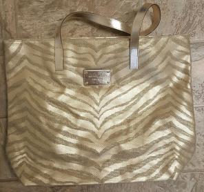 Gold Zebra Michael Kors Authentic Bag