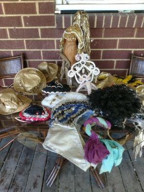 Lot of circus hats from Gadi circus