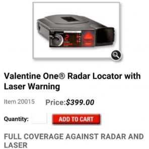 Valentine 1 Radar Locator