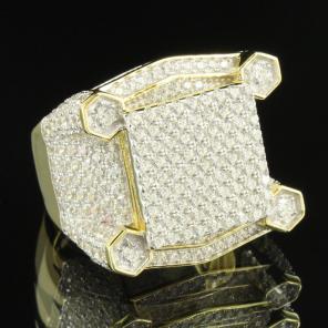 Custom 14K .925 Icedout Wedding Men Ring