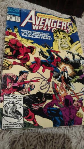 Avengers Comic Spider Man September 86