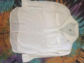 White Buttoned Top