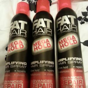 3 new Fat Hair Mega Hold Hairsprays