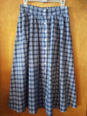LIKE NEW Vintage Plaid A-Line Skirt