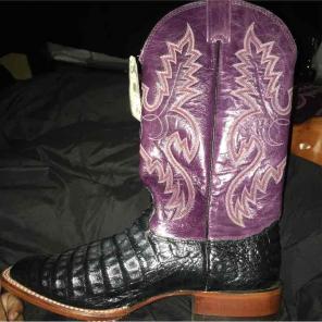 Alligator boots