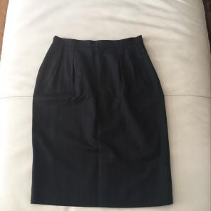 Christian Dior Black Plaid Blazer/Skirt