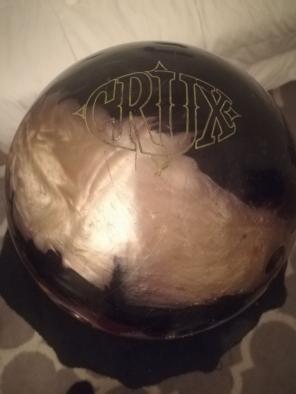 STORM CRUX PEARL 16lb drilled