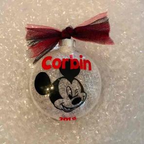 Custom Mickey Ornament