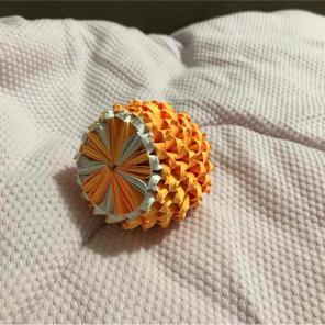 Homemade Origami Orange