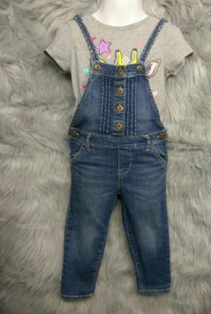Toddler Girls Oshkosh Snap overalls s 2T