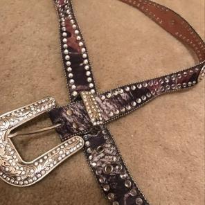 Camo Sparkling Belt Size M