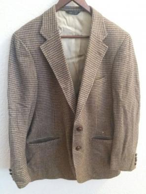 Vintage mens camel hair suit coat jacket