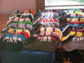 40 new pairs pink socks free pink head