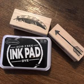 Ink Pad And Boho Stamps