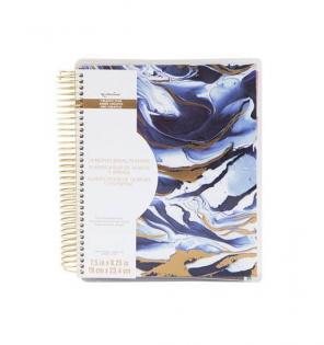 Navy Marble 18 Month Spiral Planner