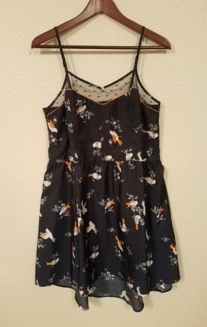 Xhilaration Silky Navy Blue Dress XXL