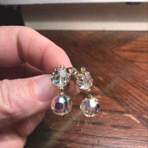 Crystal Dangle VTG Earrings