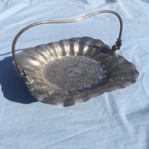 Vintage Victorian Silver Plate Tray