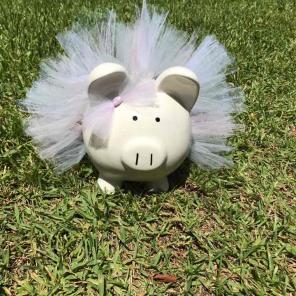 Tutu Piggy, nursery decor, birthday girl