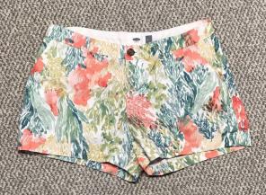 Coral Printed Shorts