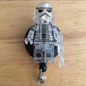 Star Wars Clear Storm Trooper ID Badge