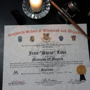 Harry Potter Custom Diploma