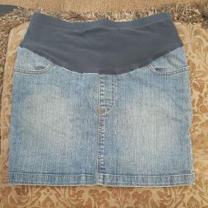 Maternity skirt maternity jean skirt
