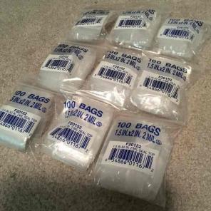 900 tiny bags