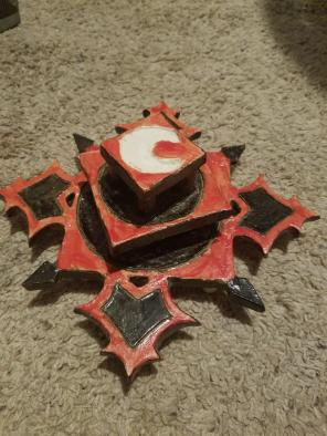 Ceramic 3 tier Vampire Knight symbol