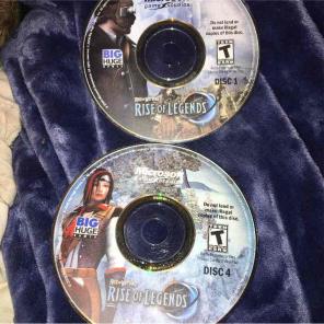 Rise of legends disc 1 and 4