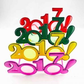 2017 new year eve glasses 6 pack