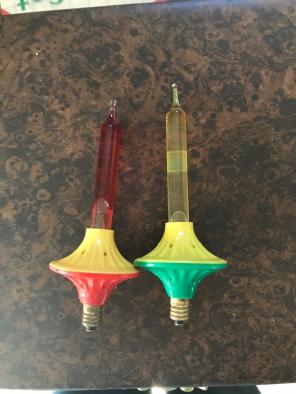 2x Vintage Bubble Lights