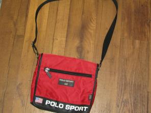 Polo sport messenger bag vintage