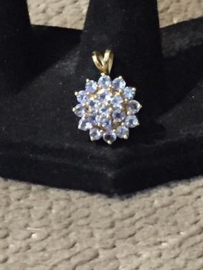 Stamped 10k Gold Charm For Necklace