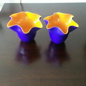 Set of 2 blue jar