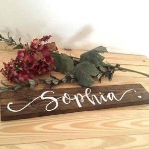 Custom wood sign / nursery sign