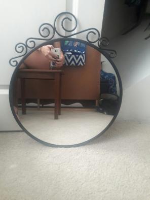 Ikea round mirror