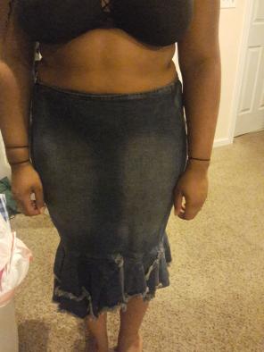 Denim skirt