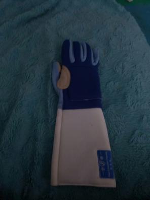 Blue Fencing Glove/ Gauntlet