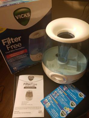 Vicks filter free cool mist humidifier