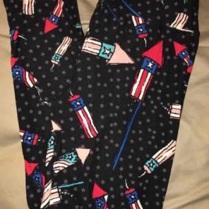 OS LuLaRoe Americana leggings
