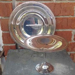 Vintage WmRogers Compote FB Rogers Plate